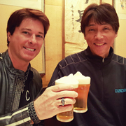 Mike Himmel and CEO of BOSS Worldwide, Yoshi Ikegami